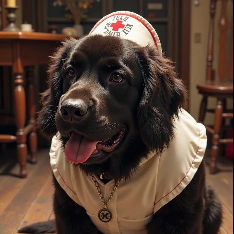 Nana the Newfoundland dog in Peter Pan