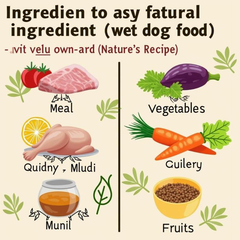 Nature's Recipe Wet Dog Food Ingredients Analysis