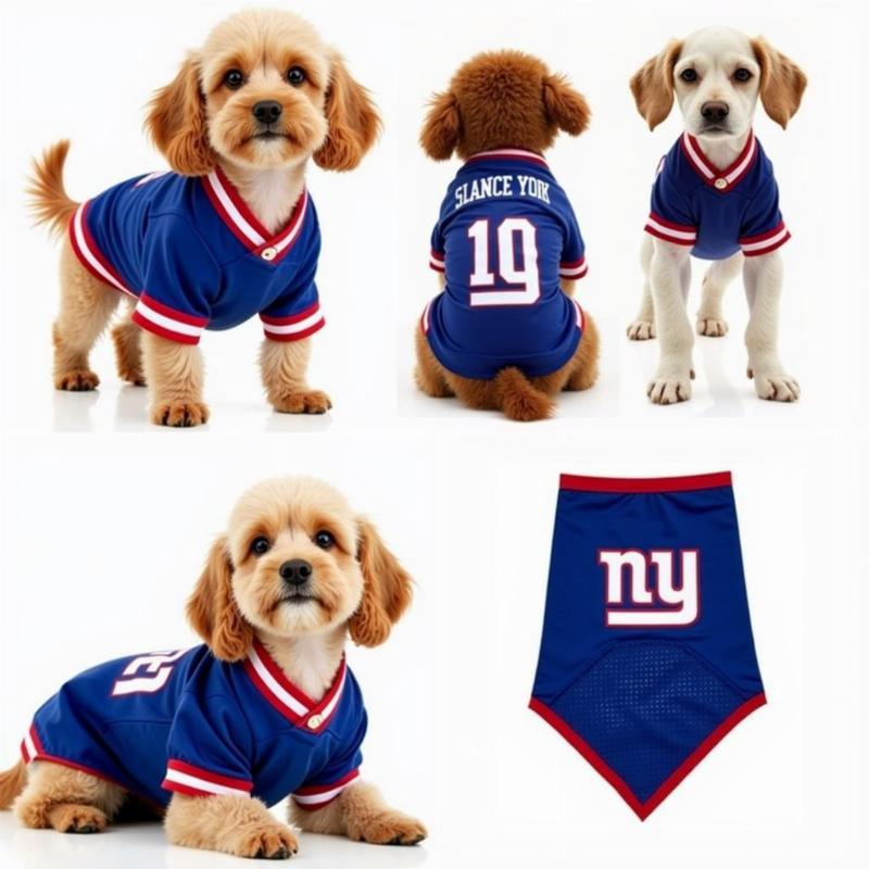 New York Giants Dog Jersey Options