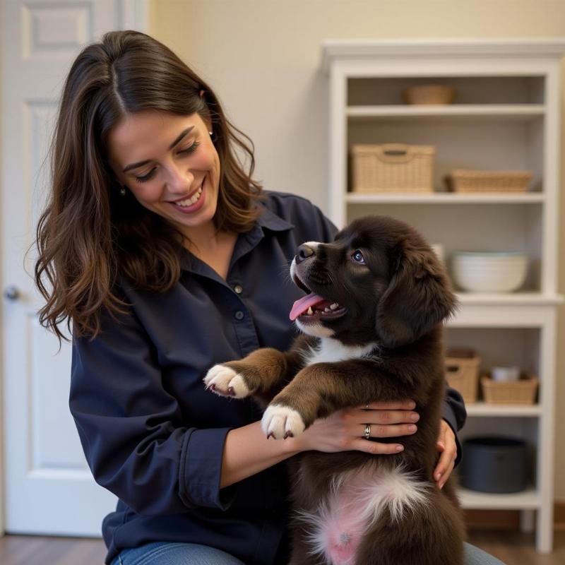 Newfoundland puppy with a reputable breeder in Indiana