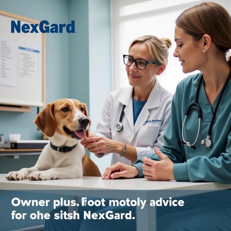 Consulting a Veterinarian about NexGard