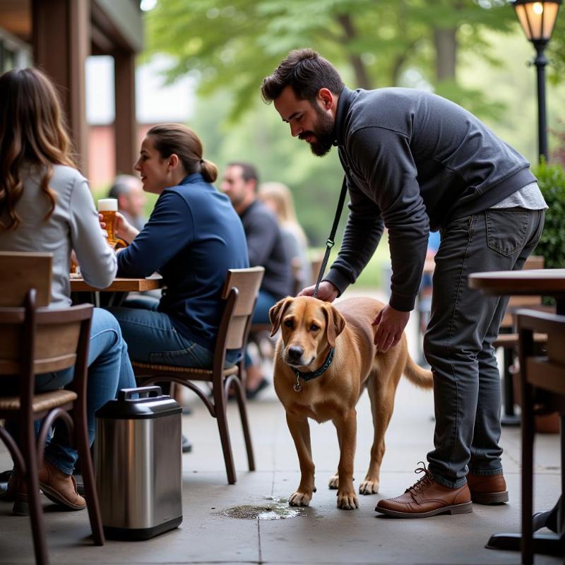 Brewery etiquette for dog owners