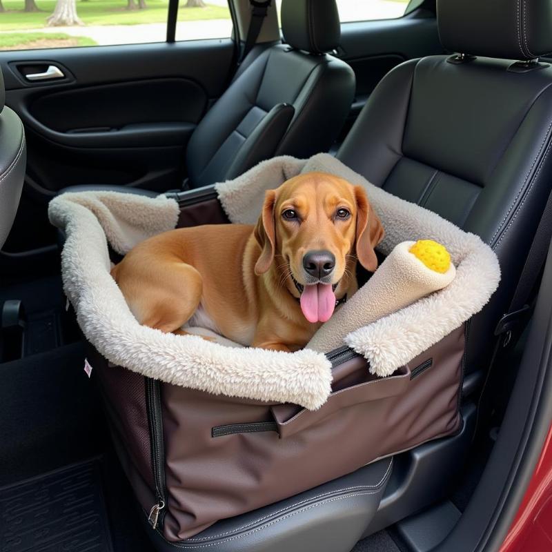 Comfortable car rides for dogs