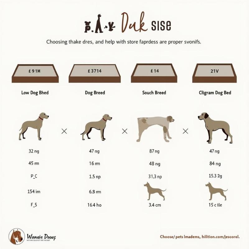 P.L.A.Y. Dog Bed Sizing Chart