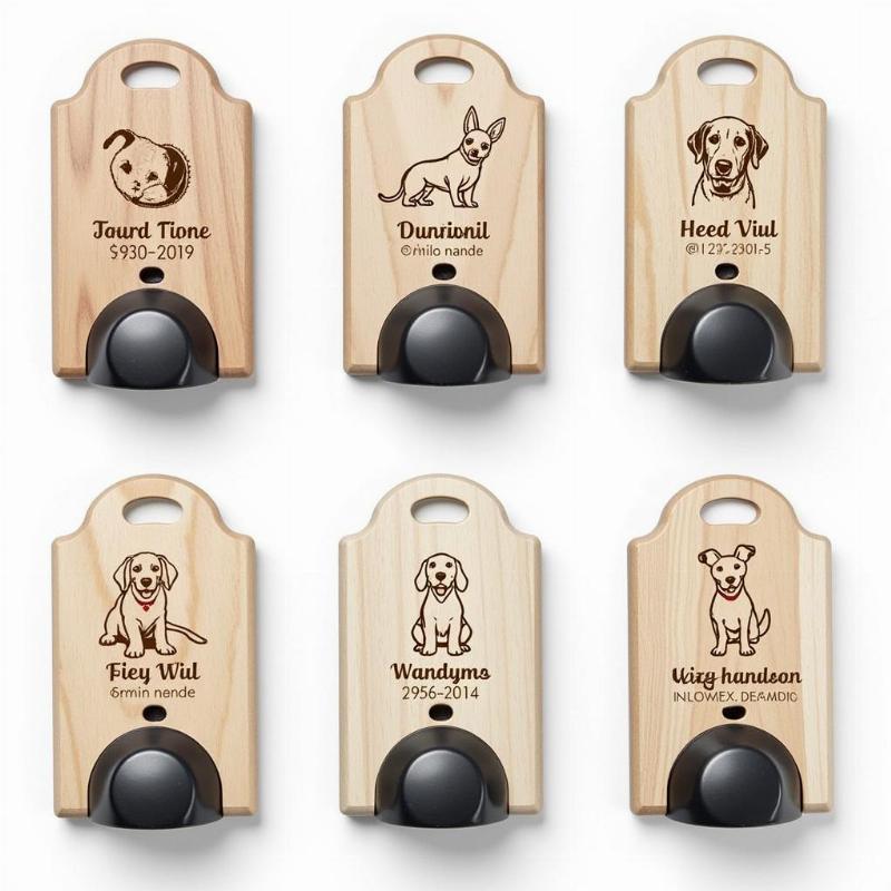 Personalized dog poop bag dispensers