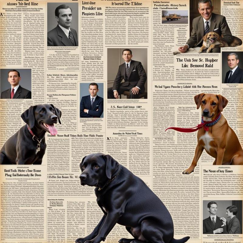 Presidential Dogs in the New York Times