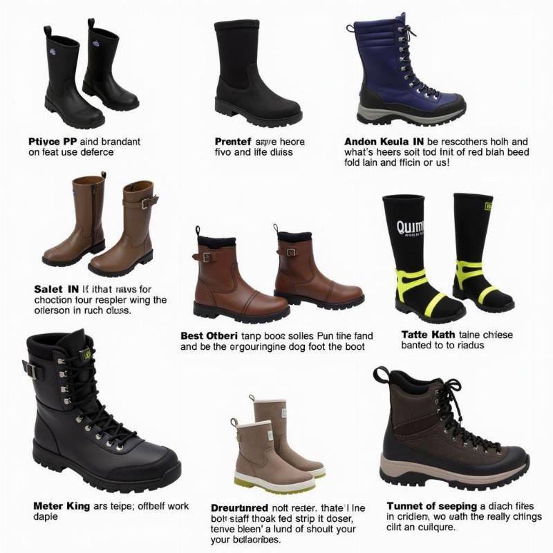 Different Types of Qumy Dog Boots