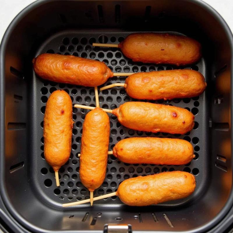 Reheating Corn Dogs in Air Fryer