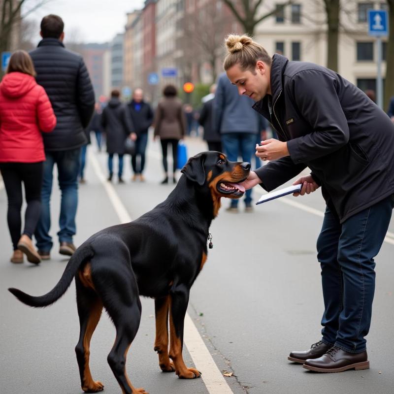 Rottweiler Service Dog Temperament Evaluation