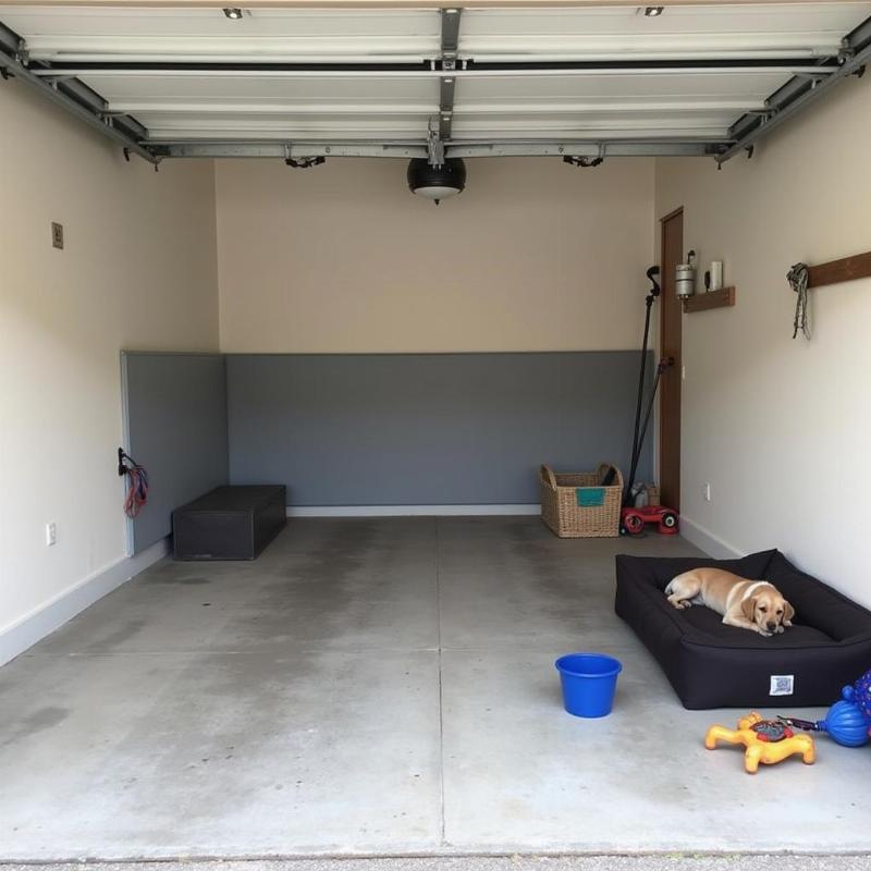 Creating a Comfortable Garage Space for Your Dog