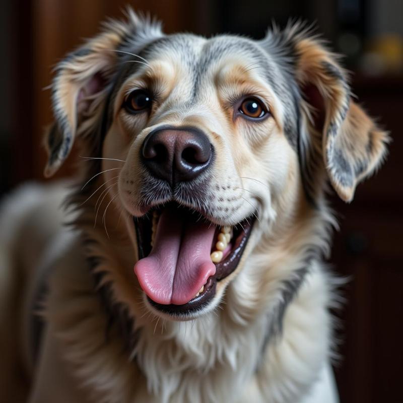 Senior Dog Barking Due to Anxiety