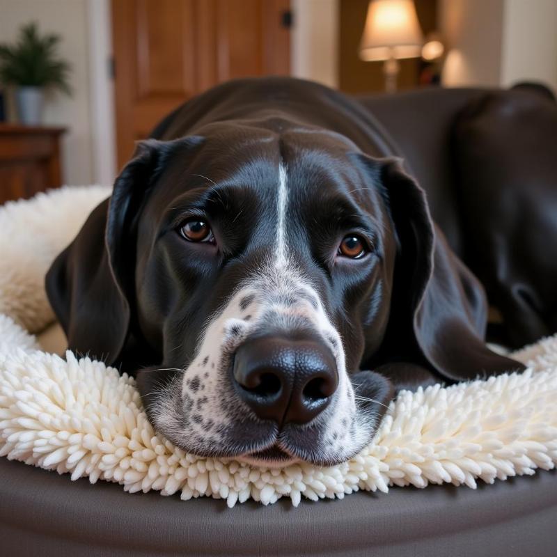 Senior Great Dane Resting