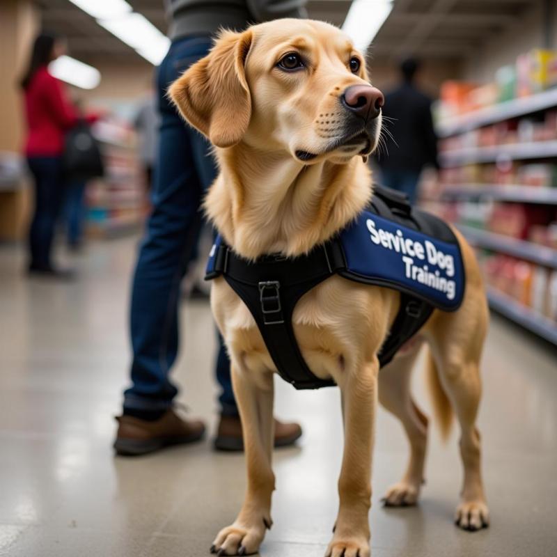 Service Dog in Training