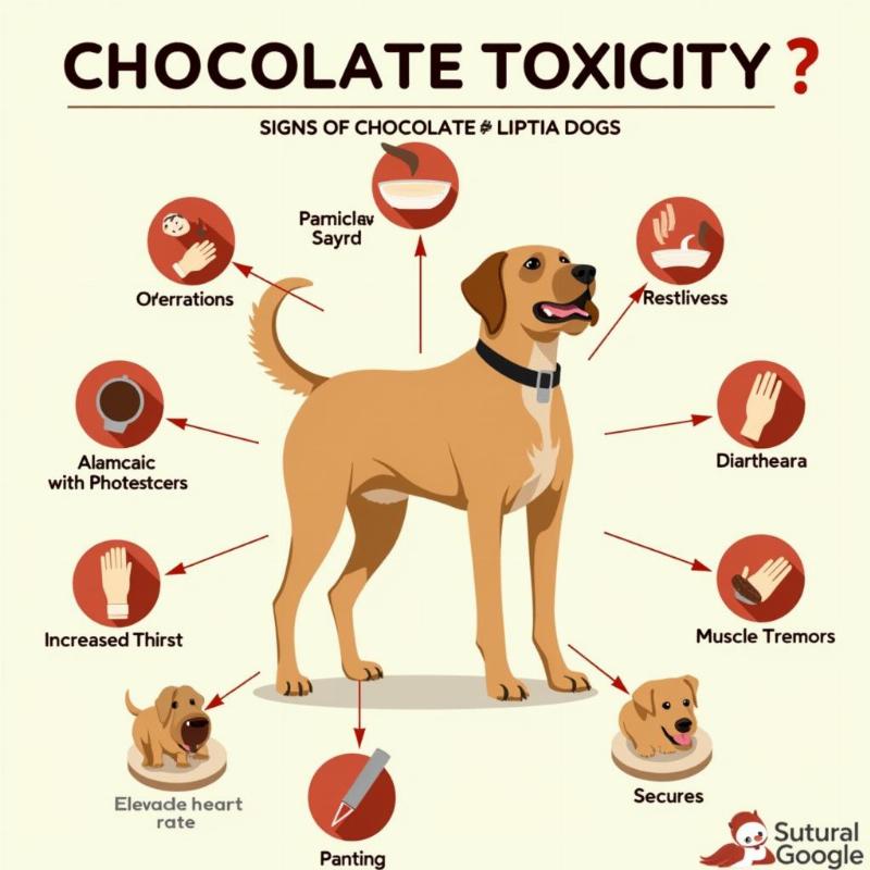 Signs of chocolate toxicity in dogs