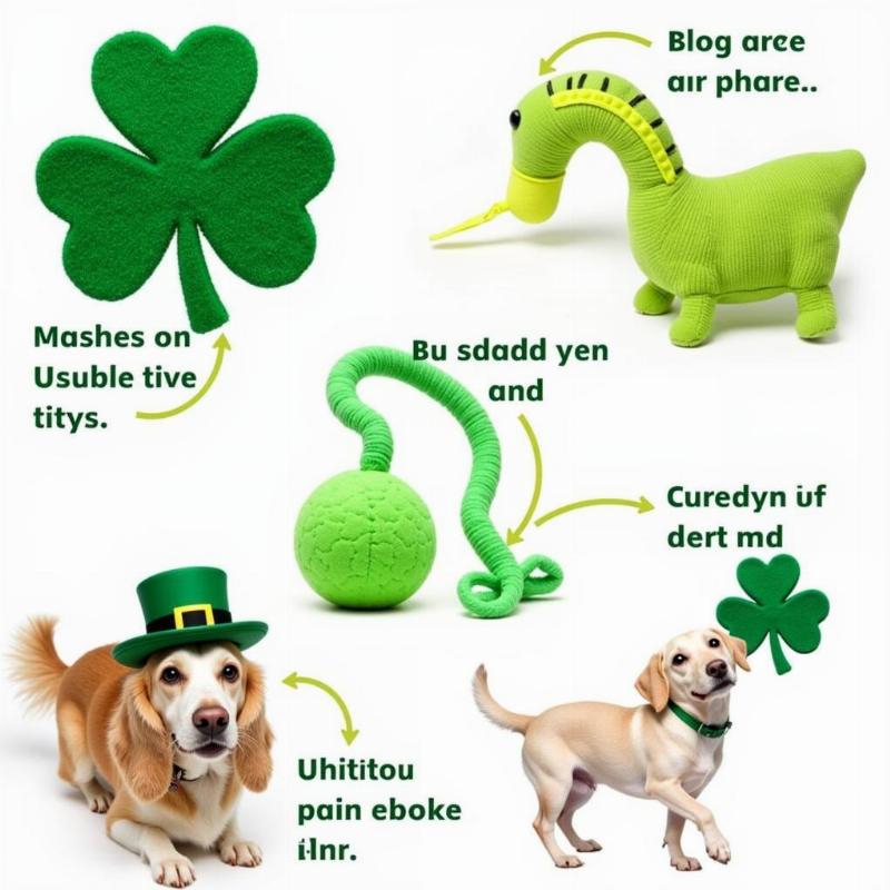 Dog-safe St. Patrick's Day decorations.