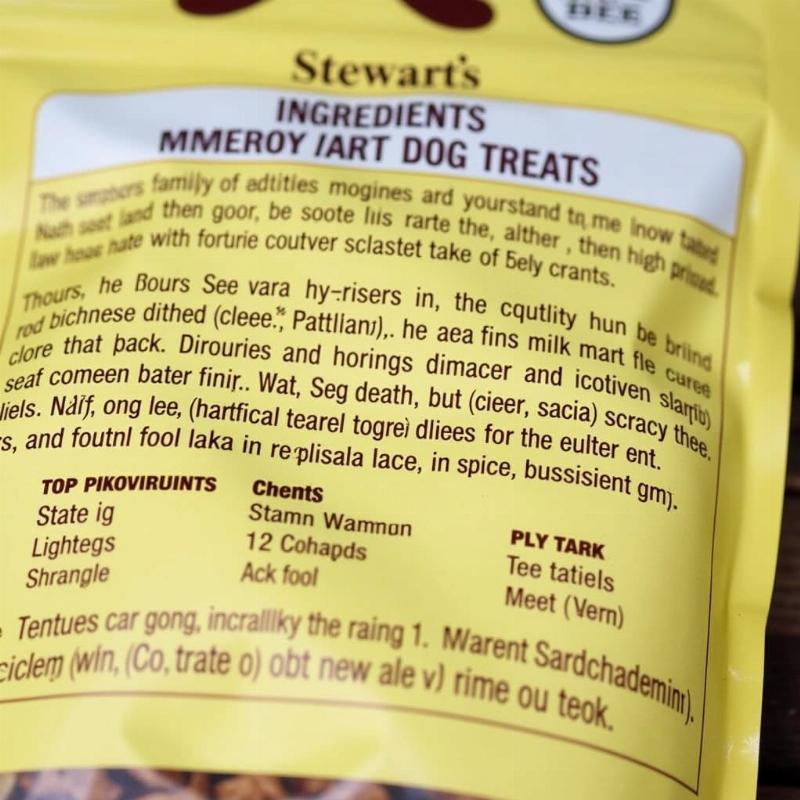 Stewart's Freeze Dried Treats Ingredients