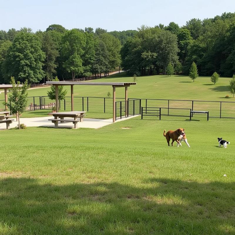 Thompson Road Dog Park Overview