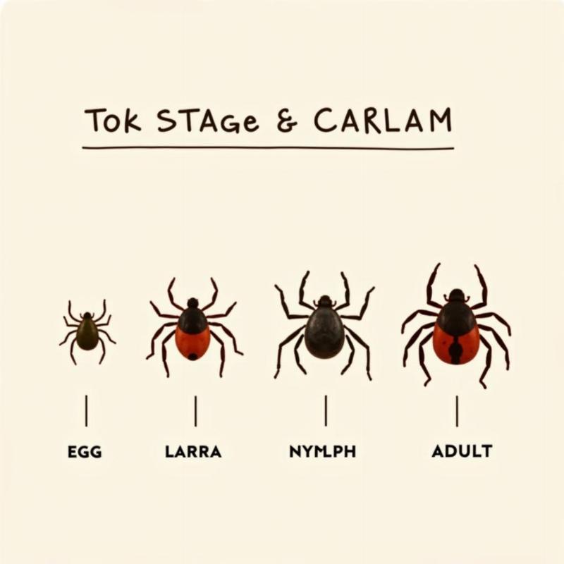 Tick Life Cycle Stages