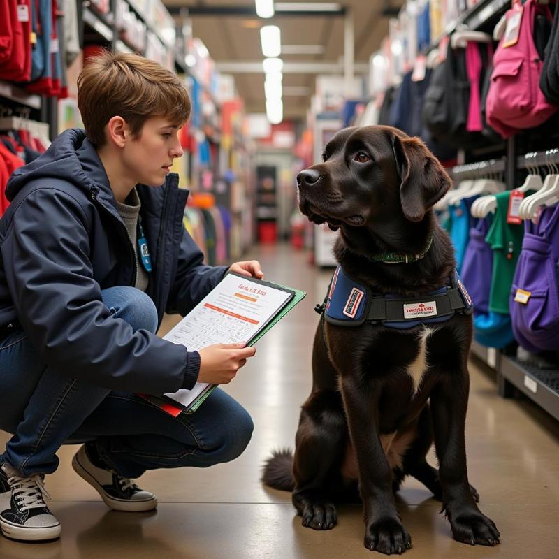 Finding Service Dog Vests at Local Pet Stores