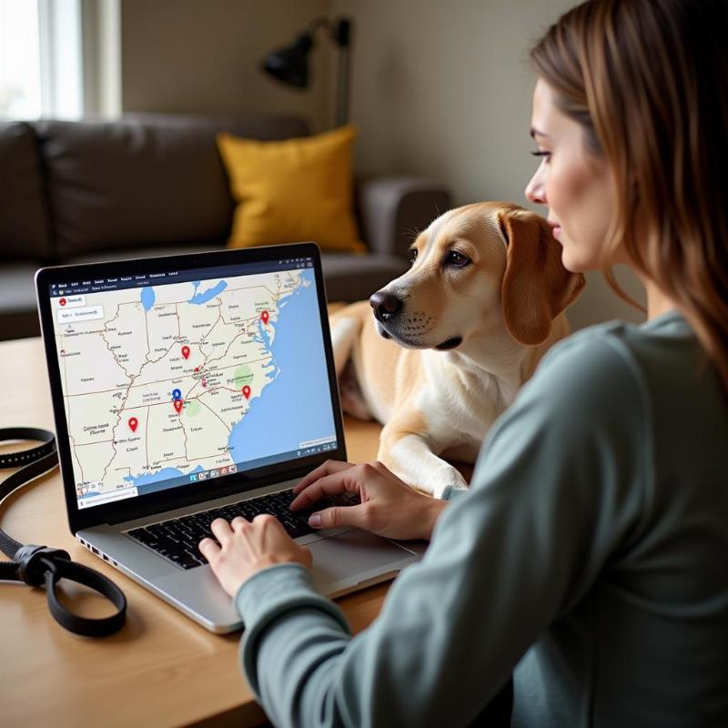 Searching for dog-friendly hotels on I-95 North Carolina