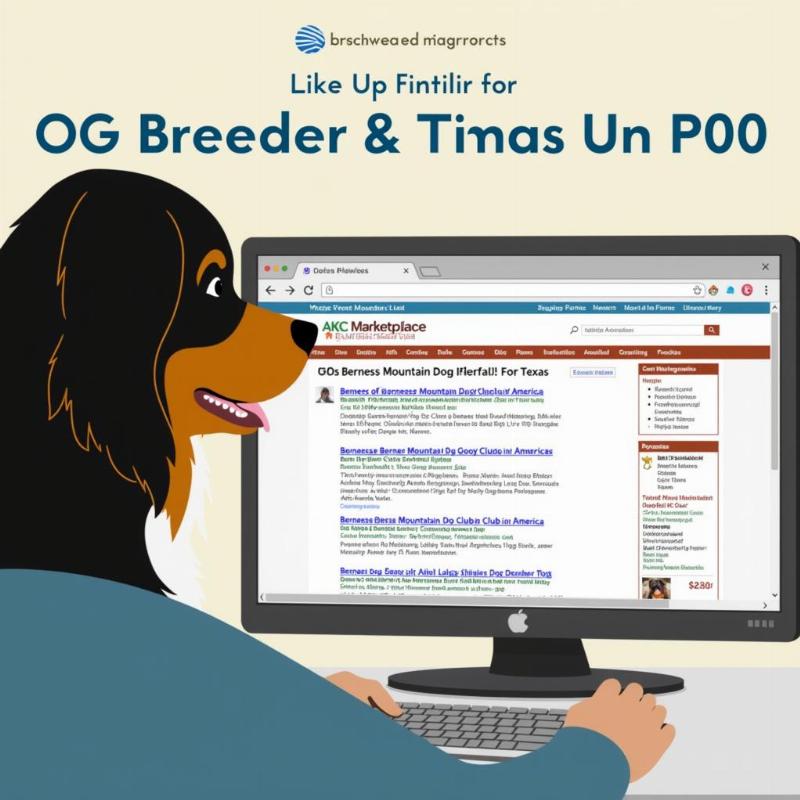 Finding Bernese Mountain Dog Breeders in Texas