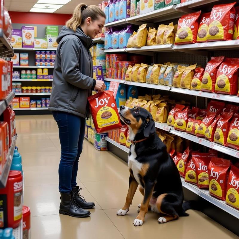 Finding Joy Dog Food In-Store