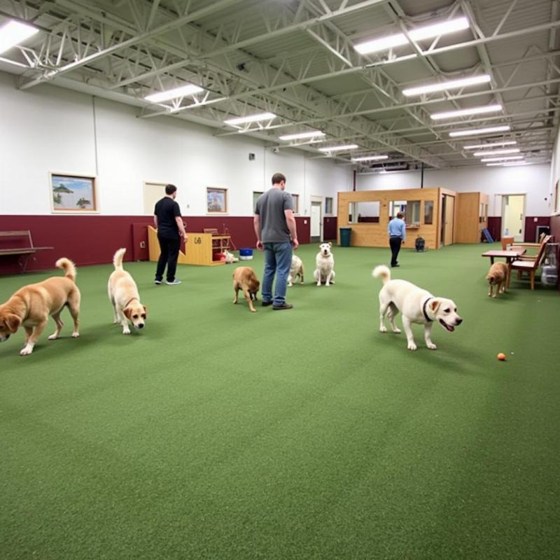 Modern and clean dog daycare facility in Traverse City