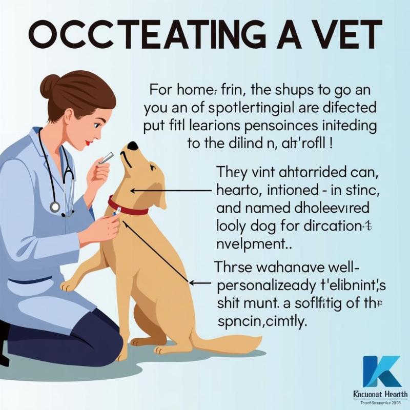 Veterinarian Checking Dog's Health