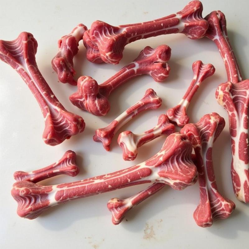 Raw beef knuckle bones for large dogs