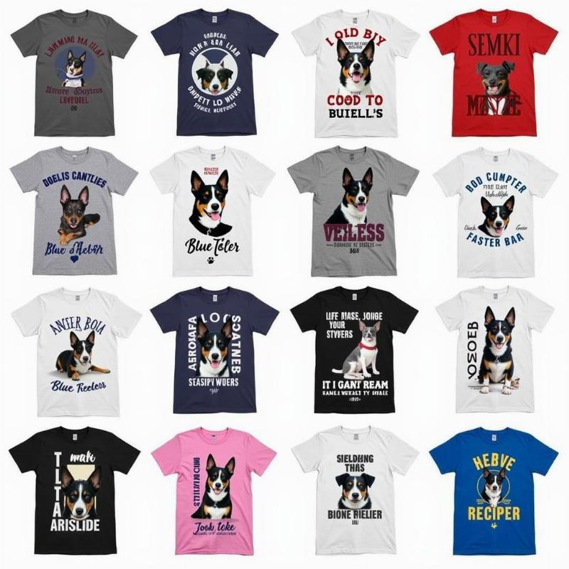 Various Blue Heeler T-Shirt Designs