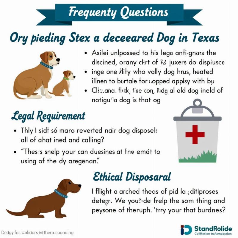 FAQs about handling a deceased dog in Texas