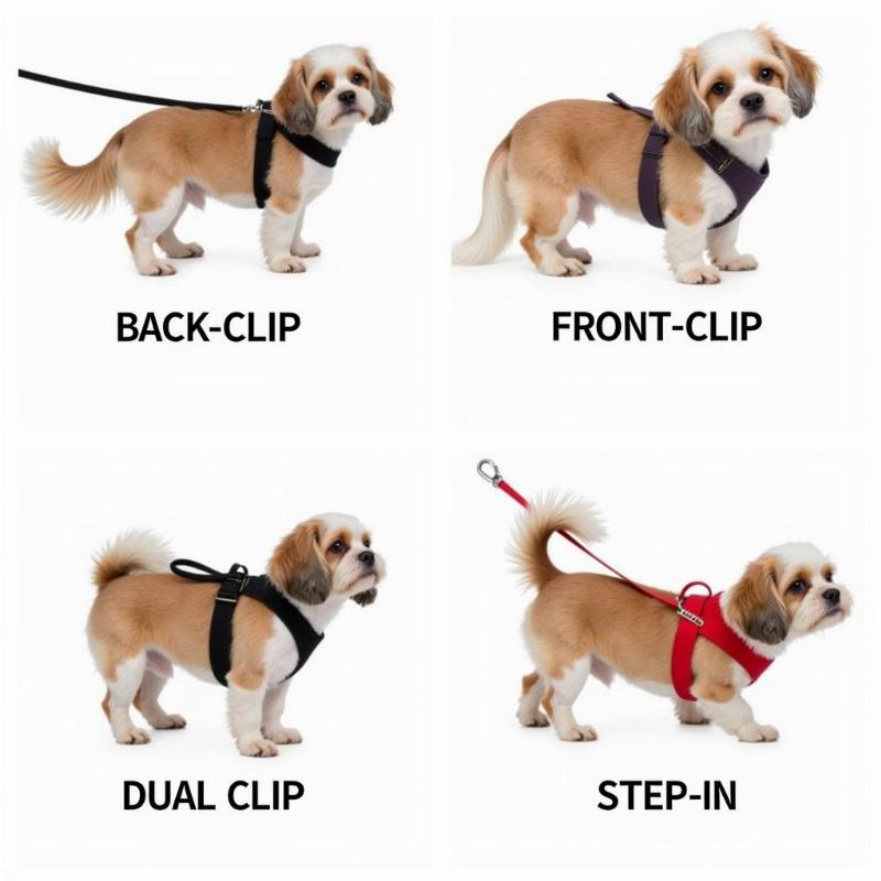 Different Types of Harnesses for Shih Tzus