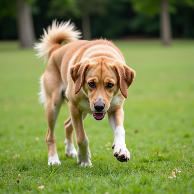 Dog Having Difficulty Walking