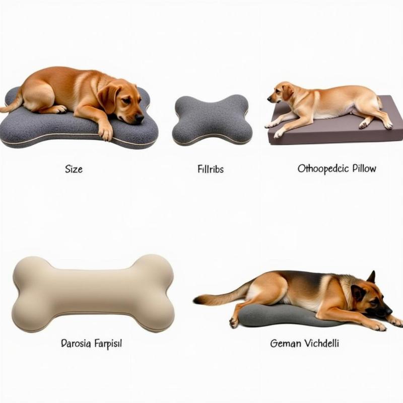 Choosing the right bone pillow for your dog