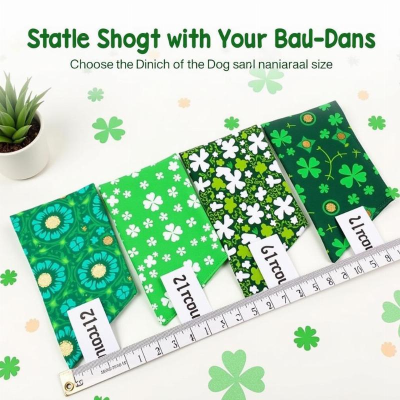 Choosing a St. Patrick's Day Dog Bandana