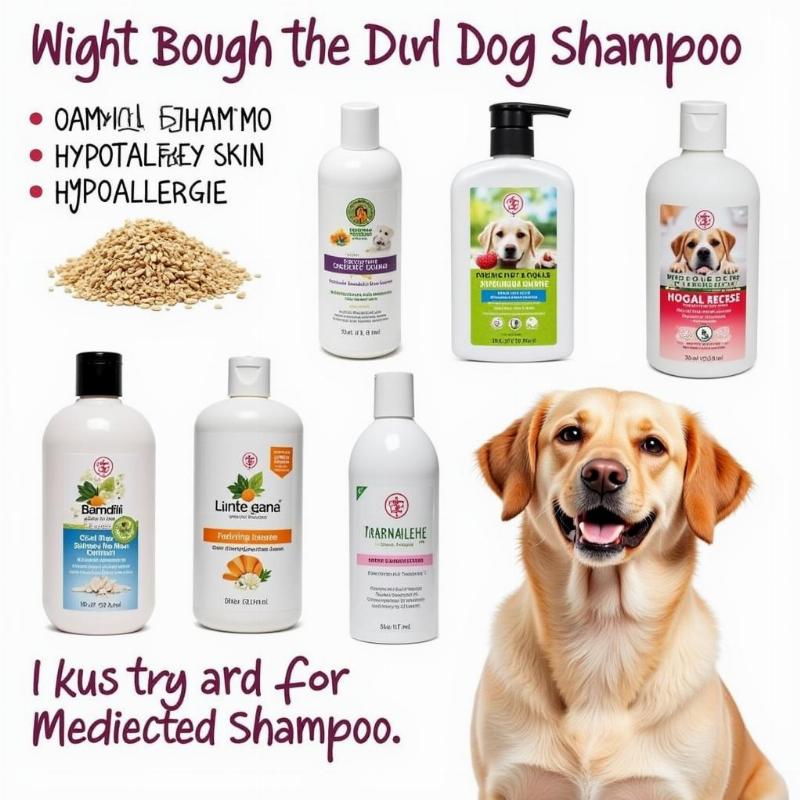 Choosing the right shampoo for your dog