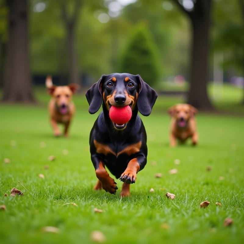 Dachshund Training and Play