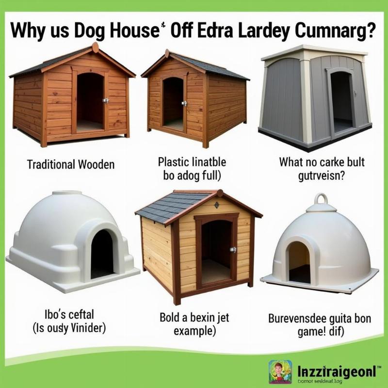 Variety of Extra Large Dog Houses