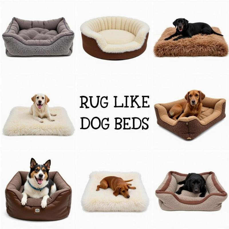 Different Types of Rug-Like Dog Beds