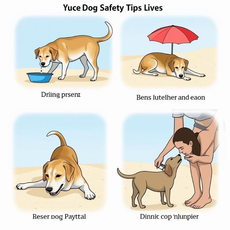 Dog beach safety tips