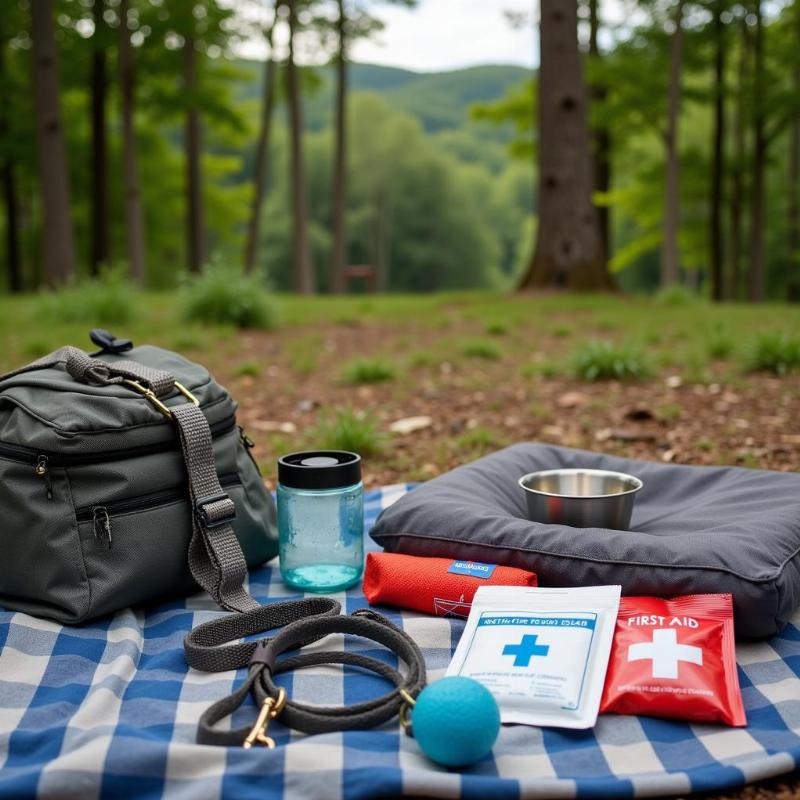 Dog Camping Gear in New Hampshire