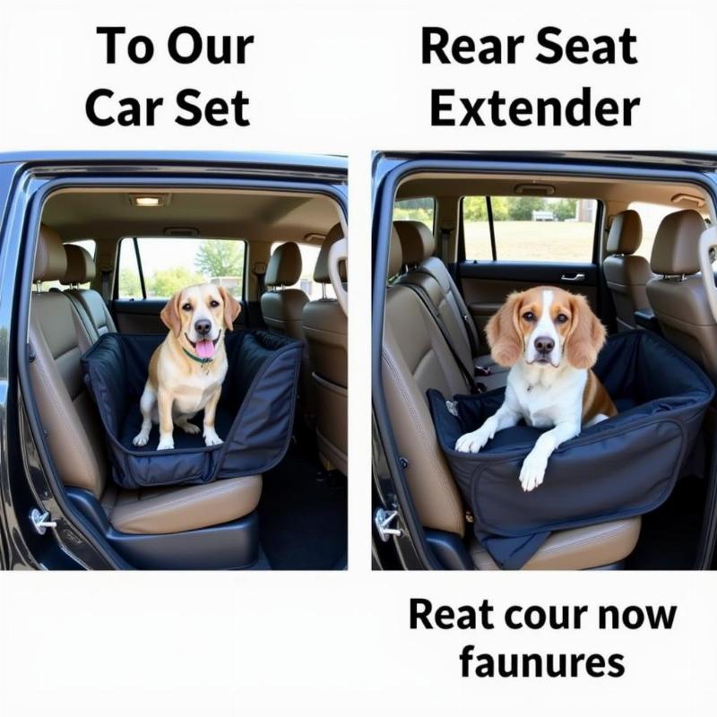 Comparing Dog Car Seat and Extender