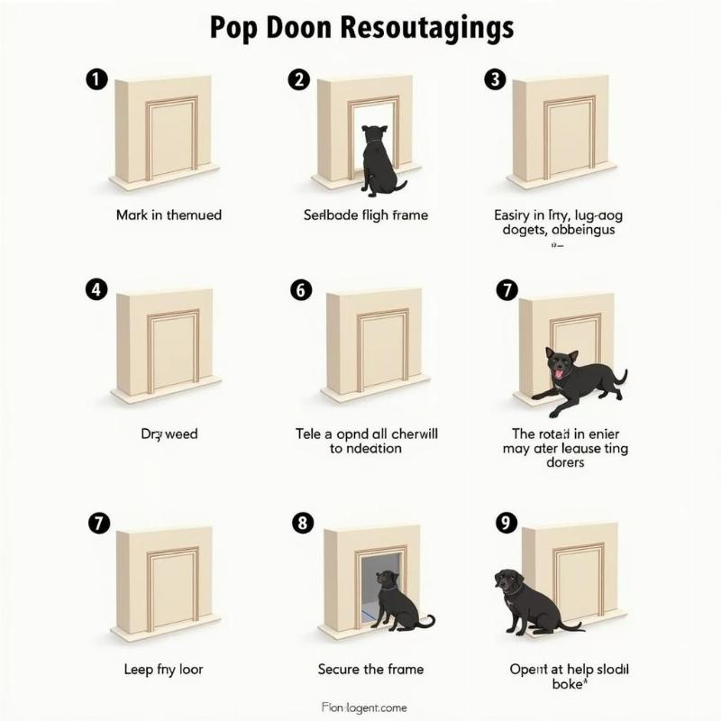 Dog Door Installation Steps