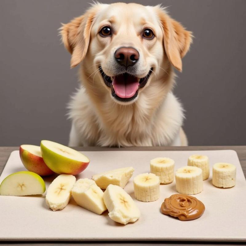 Dog Enjoying Healthy Treats