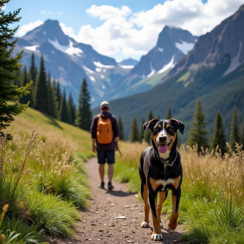 Dog Hiking Near Glacier National Park