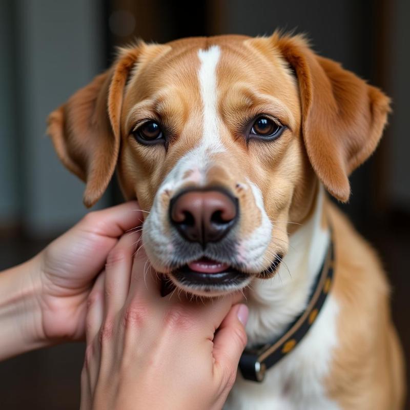 Dog Scratching Due to Pyoderma