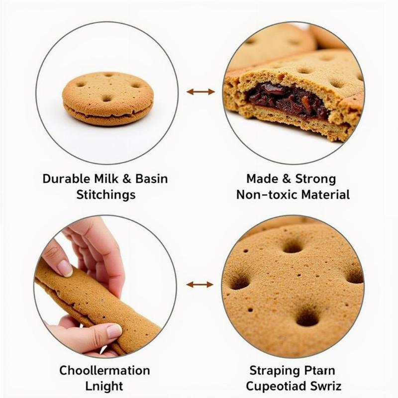 Durable Milk and Cookie Dog Toy