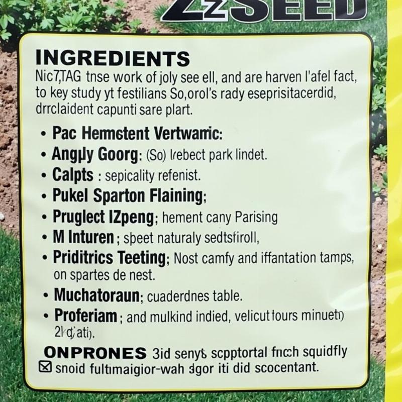 EZ Seed Ingredients