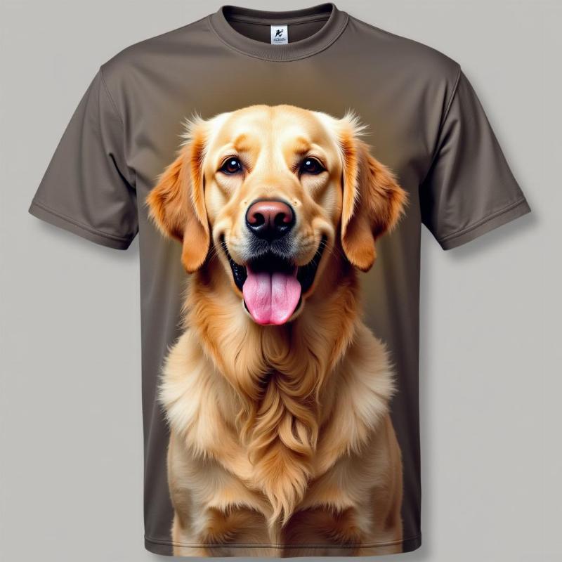 Golden Retriever T-shirt Design