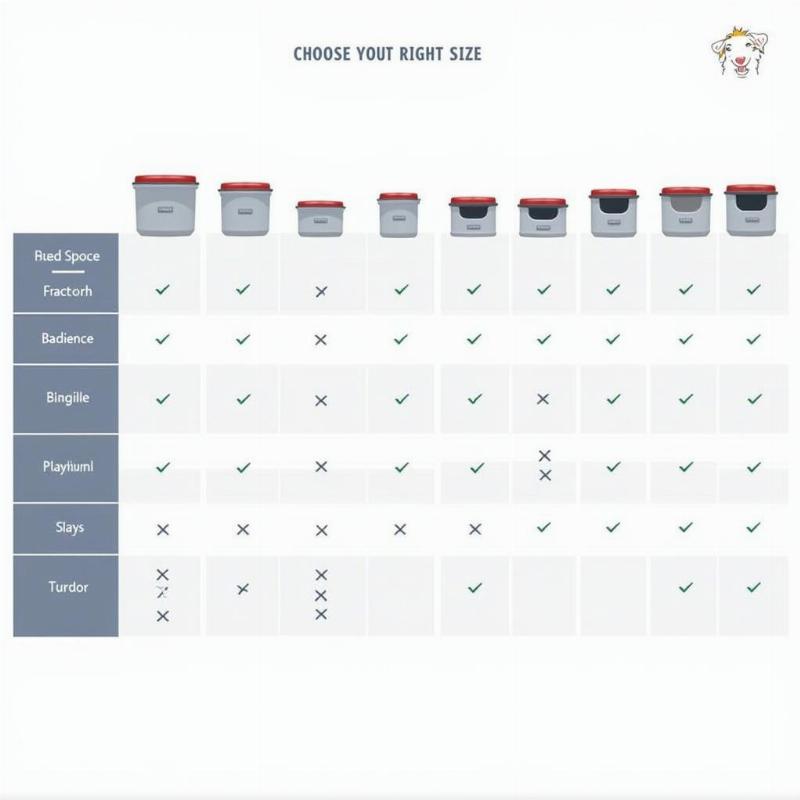 Harry Barker dog food storage size comparison